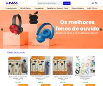 Lumaxeletronicos.com.br(Pagina Inicial) Screenshot