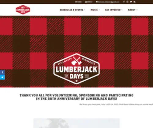 Lumberjackdays.com(Lumberjack Days) Screenshot