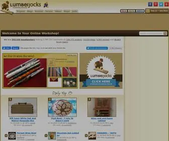 Lumberjocks.com(Woodworking Website) Screenshot