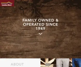 Lumbermartinc.com(Lumber Mart) Screenshot