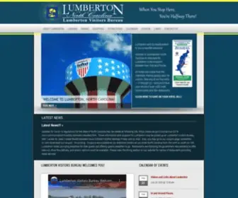 Lumberton-NC.com(Lumberton NC Visitors Bureau) Screenshot