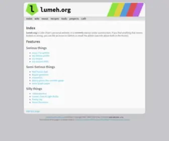 Lumeh.org(Lumeh) Screenshot