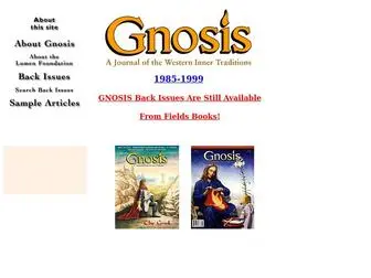 Lumen.org(Gnosis Magazine) Screenshot