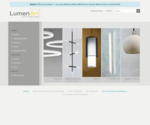 Lumenartltd.com(LumenArt Lighting Solutions) Screenshot