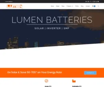 Lumenbatteries.com(Lumenbatteries) Screenshot