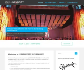 Lumenocity2014.com(Catch it before it's going) Screenshot