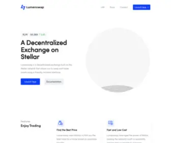 Lumenswap.io(Lumenswap) Screenshot