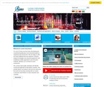 Lumexinstruments.com(Lumex Instruments) Screenshot