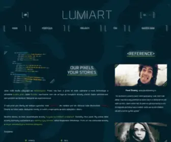 Lumiart.cz(Webdesign, Wordpress) Screenshot