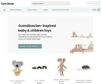 Lumibear.com.au(Scandinavian-style Baby & Children's Toys) Screenshot