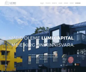 Lumicapital.eu(Lumi Capital) Screenshot