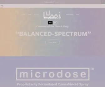 Lumicbd.com(Lumi) Screenshot