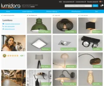 Lumidora.com(Lighting) Screenshot