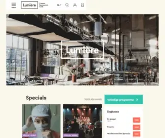 Lumiere.nl(Lumière Cinema Restaurant Café) Screenshot