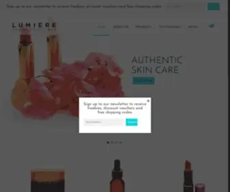 Lumiere.ph(Lumiere Organiceuticals) Screenshot