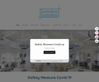 Lumierelondon.com(Lumiere London) Screenshot