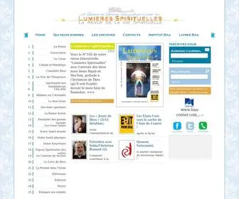 Lumieres-Spirituelles.net(Lumieres Spirituelles) Screenshot