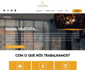 Lumieres.com.br(Lumiere Coworking) Screenshot