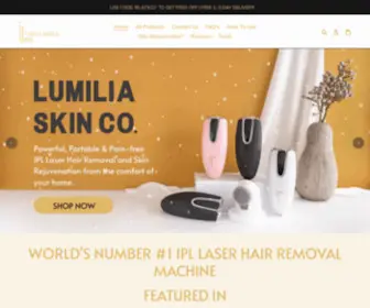 Lumiliaskinco.com(Lumilia Skin Co) Screenshot