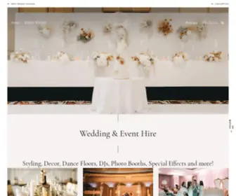 Lumin8Events.com.au(Wedding Hire Perth) Screenshot