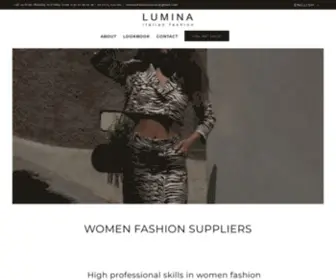 Luminafashion.com(Lumina Fashion) Screenshot