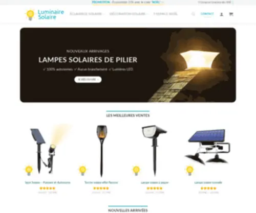 Luminaire-Solaire.com(Luminaire Solaire) Screenshot