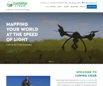 Luminalidar.com(Lumina Lidar) Screenshot