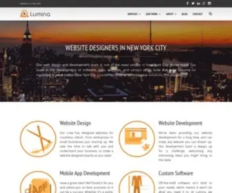 Lumina.nyc(Website Design Company in NYC) Screenshot