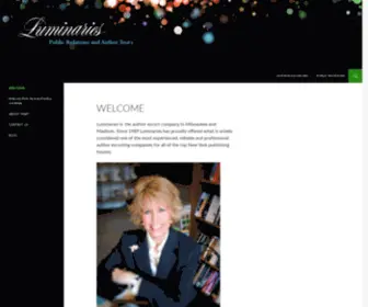 Luminaries.com(Media Escort & Author Tours) Screenshot