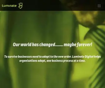 Luminatedigital.com(Our World) Screenshot