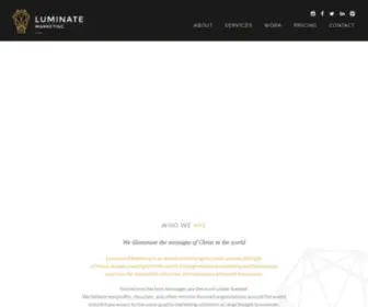 Luminatemarketing.com(Luminate Marketing) Screenshot