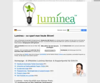 Luminea.info(Homepage) Screenshot