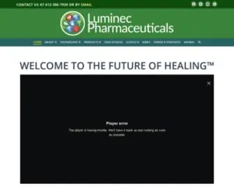 Lumineclifesciences.com(The Future of Healing) Screenshot