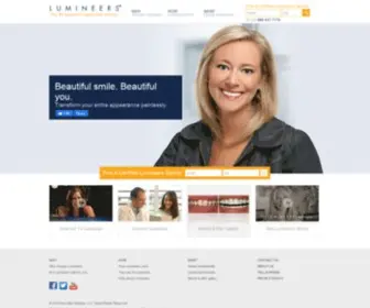 Lumineers.com(Lumineers Dental Veneers) Screenshot