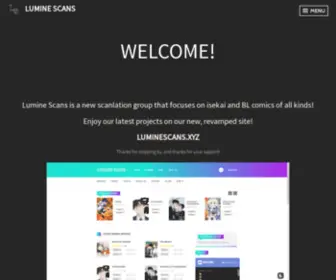 Luminescans.com(Lumine Scans) Screenshot