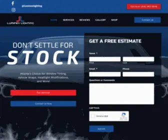 Luminexautostyling.com(Luminex Lighting) Screenshot