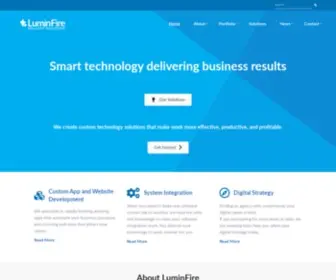 Luminfire.com(Custom Software Developers in Minneapolis MN) Screenshot