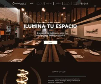 Luminica.com.mx(Luminica Iluminación) Screenshot
