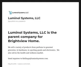 Luminolsystems.com(Specialists in e) Screenshot