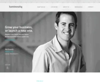 Luminosity.com.au(Branding Perth) Screenshot