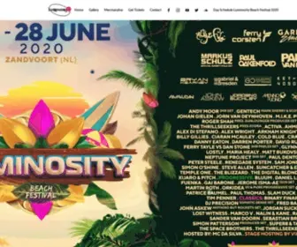 Luminositybeachfestival.com(Luminosity Beach Festival) Screenshot