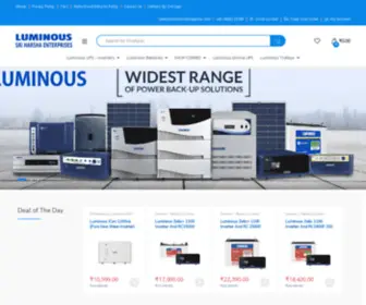 Luminousbangalore.com(Sri Harsha Enterprise) Screenshot