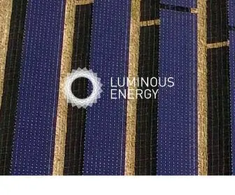 Luminousenergy.co.uk(Luminous Energy) Screenshot