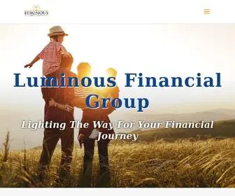 Luminousfg.com(Luminous Financial Group) Screenshot