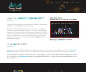 Luminousharmony.com(Established display or just looking to start) Screenshot