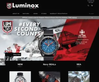 Luminox.com.sg(Official E) Screenshot