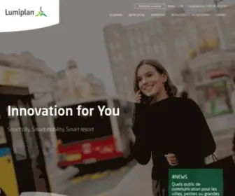 Lumiplan.com(Des solutions innovantes au service des territoires) Screenshot