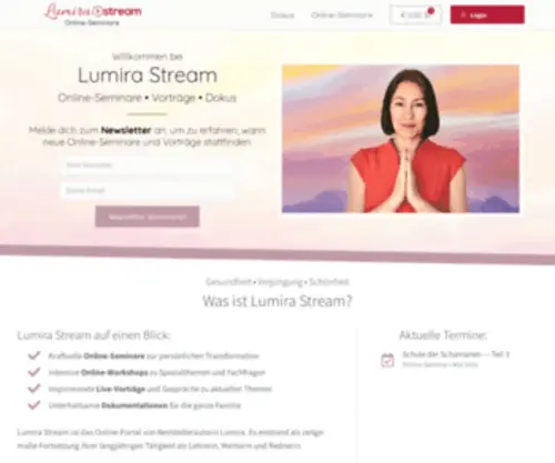 Lumira-Stream.de(Online) Screenshot