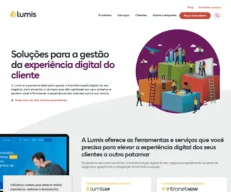 Lumis.com.br(Página Inicial) Screenshot