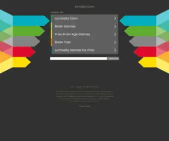 Lumisity.com(Lumisity) Screenshot